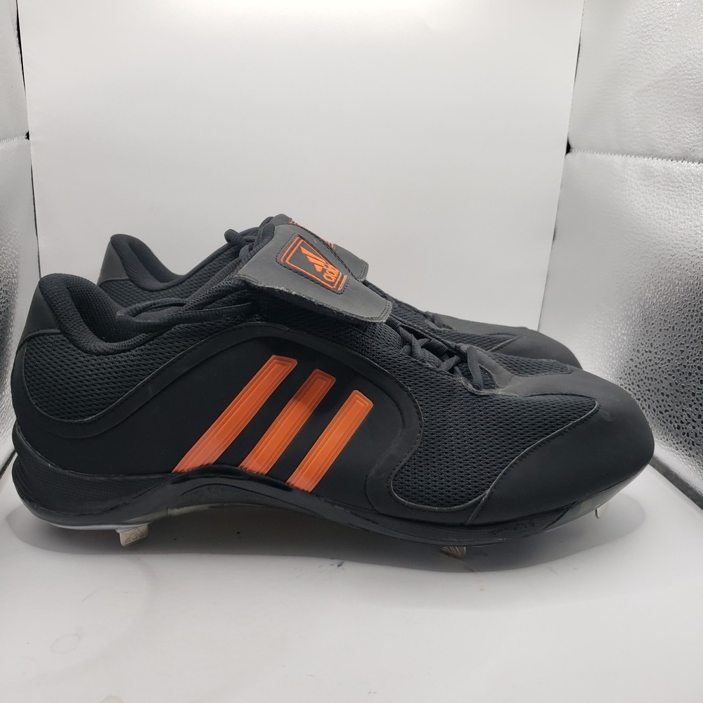 Mens Size 14 - Adidas Nasty Football Cleat Men's Black/Orange